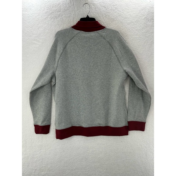 Club Room Men's Turtleneck Fleece Sweatshirt Soft Gray Heather Size M - Picture 2 of 9